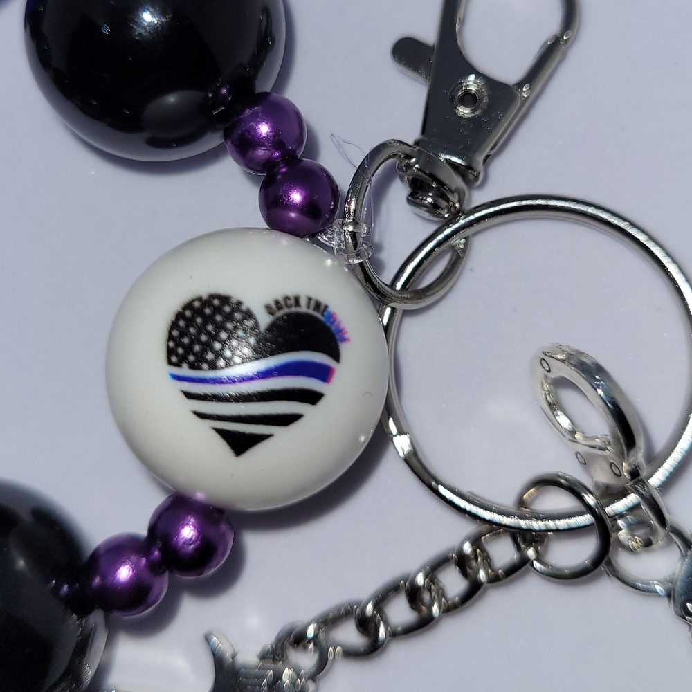 Law Enforcement Themed Wristlet Keychain!! 👮‍♀️ 👮‍♂️